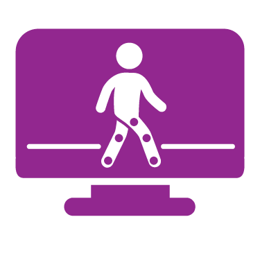 An icon of a person inside a computer